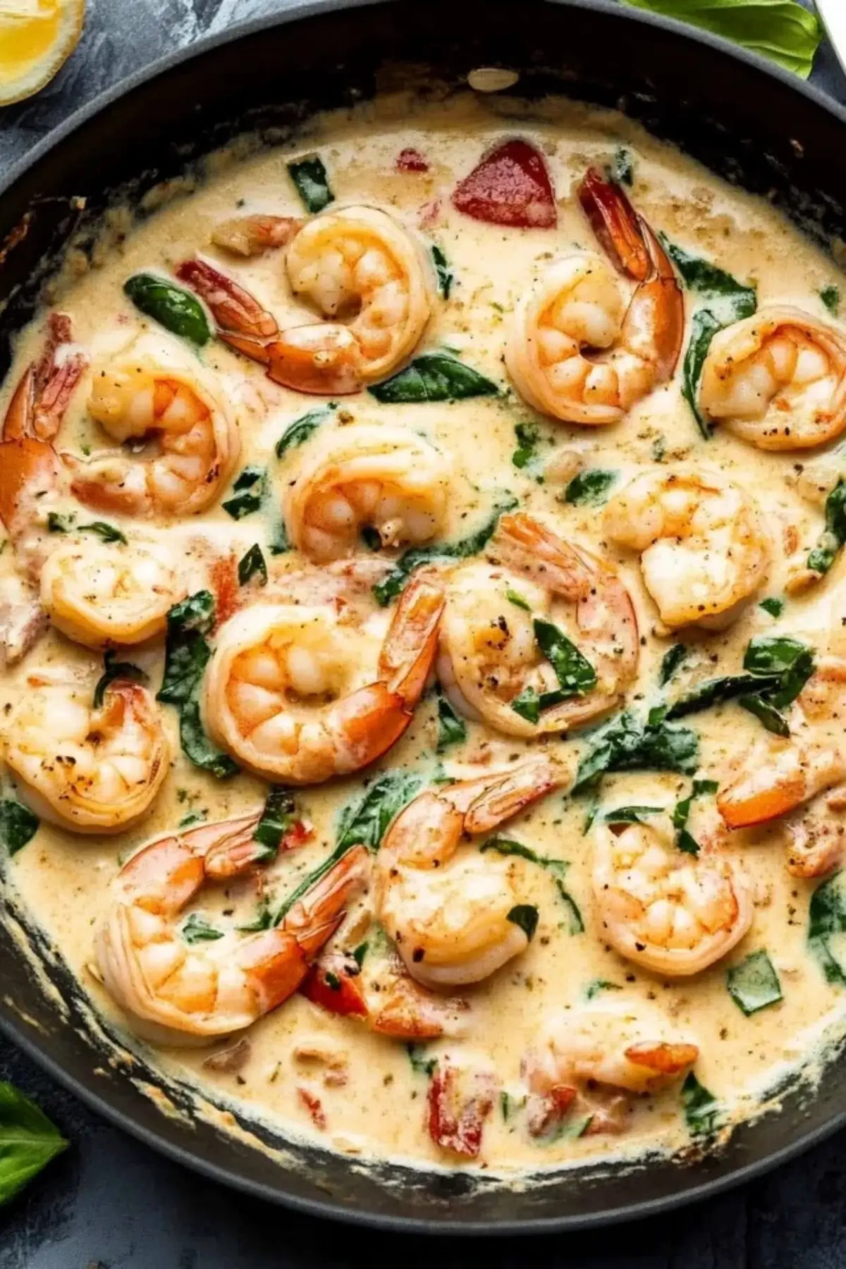 Easy Creamy Tuscan Shrimp Recipe