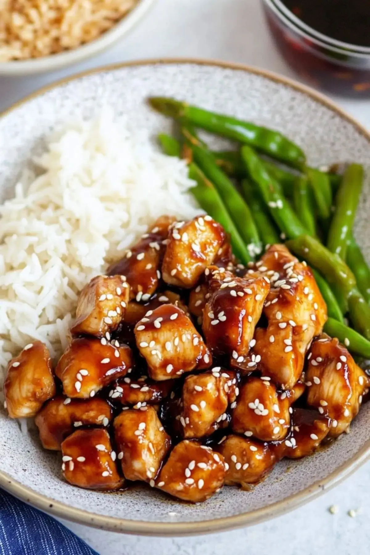Easy + Healthy Sesame Chicken