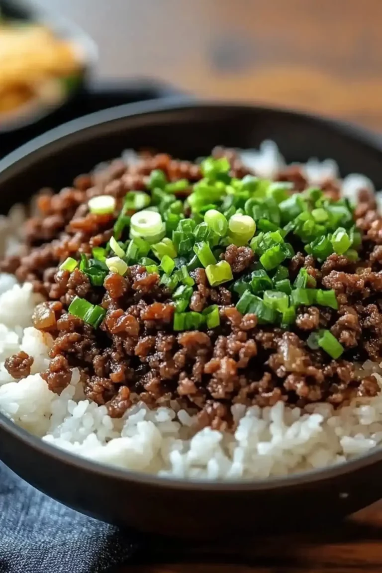 Korean Ground Beef Bowl