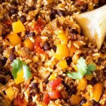 Mexican Beef and Rice Skillet