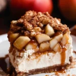 Salted Caramel Apple Pie Cheesecake