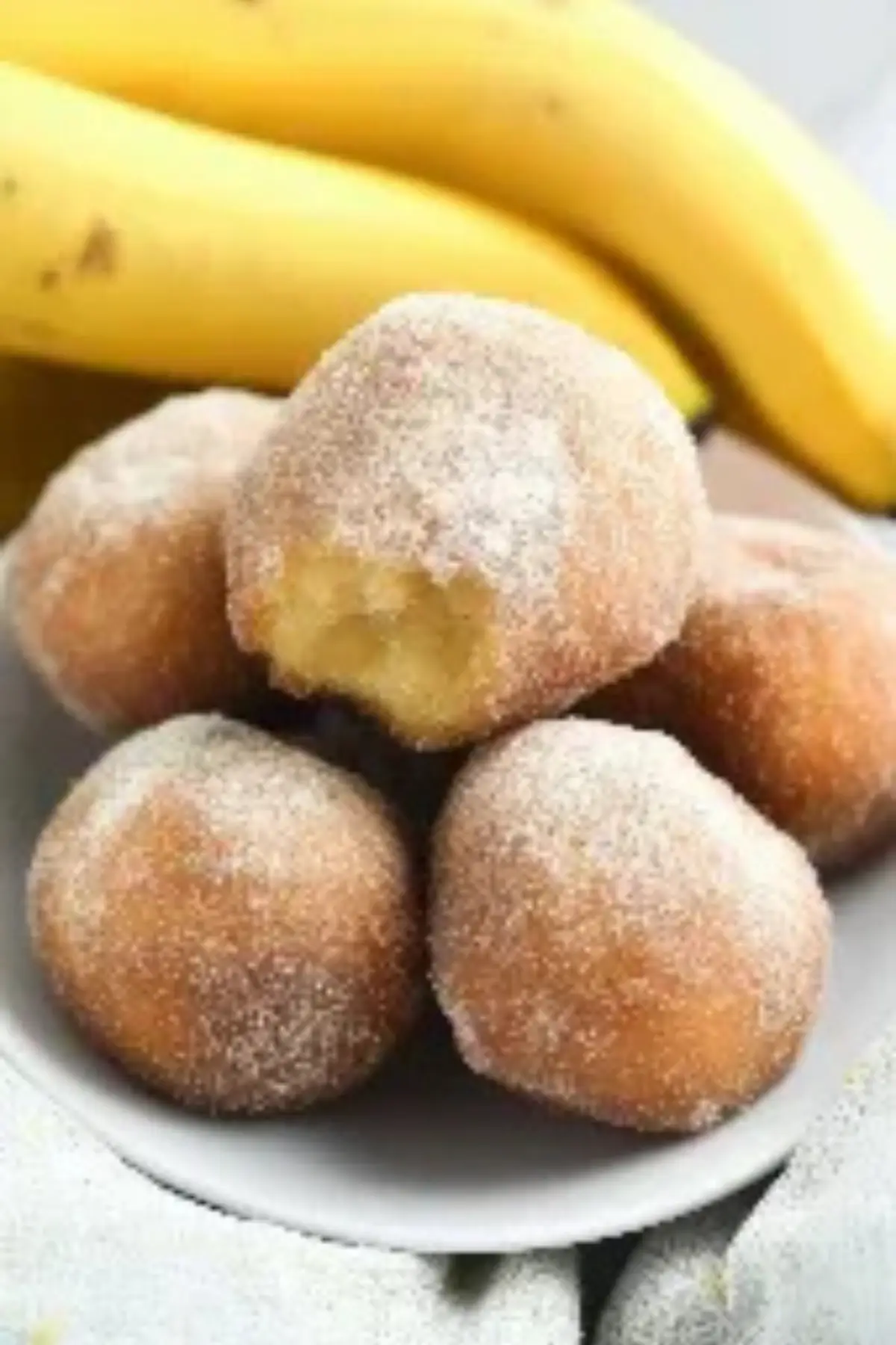 2-Ingredient Banana Donut Holes Sauce