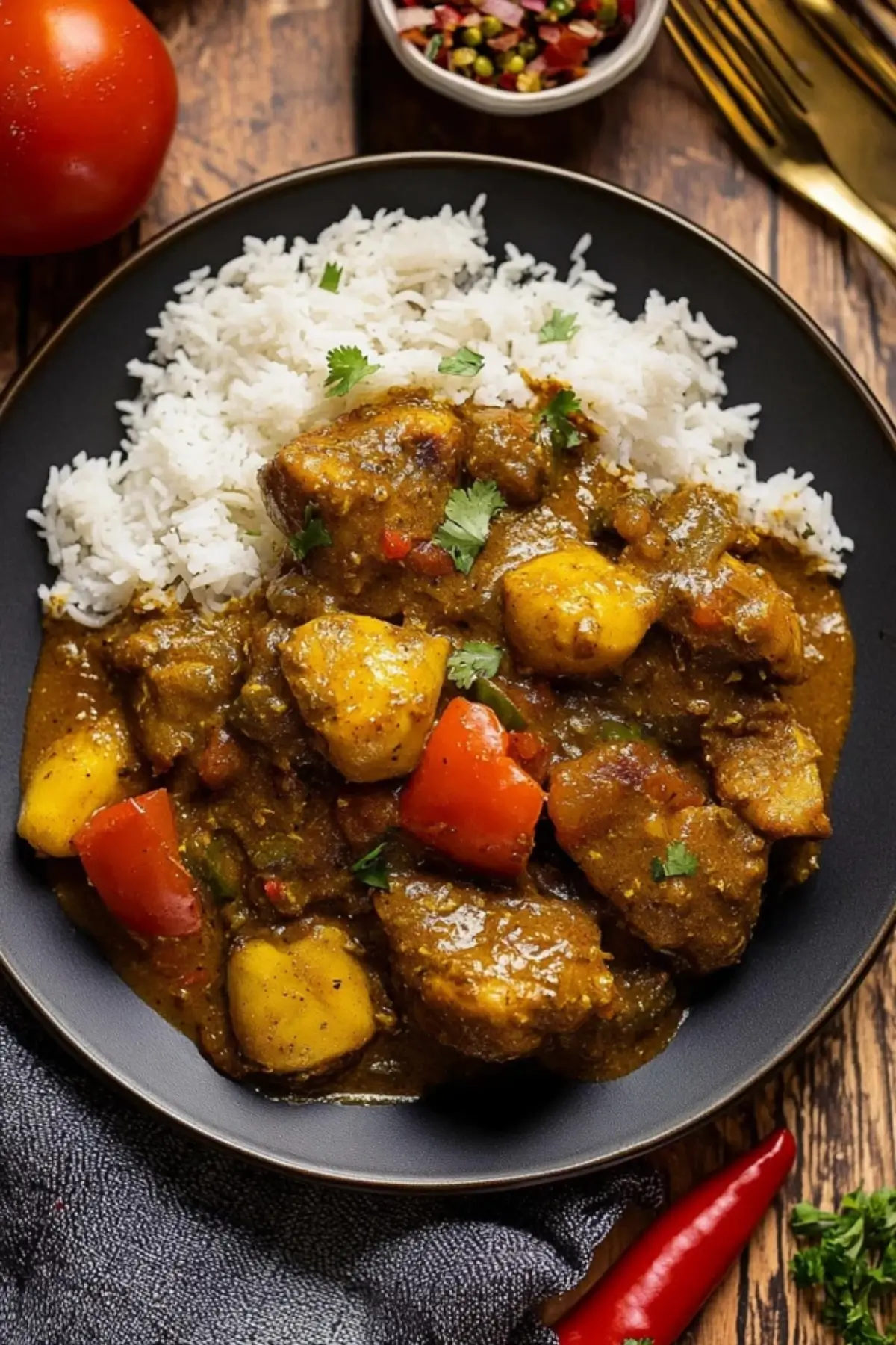 Authentic Jamaican Curry Chicken