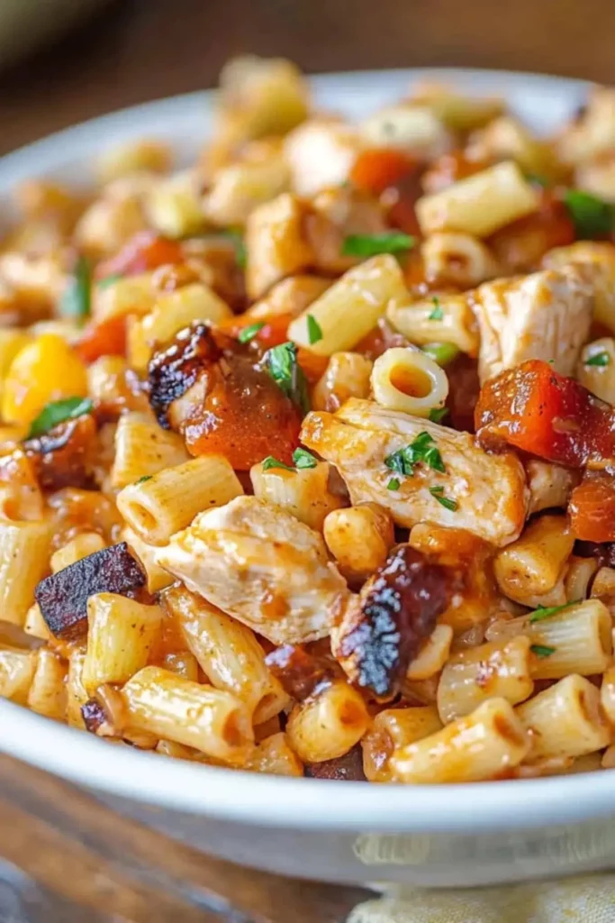 BBQ Chicken Pasta Salad