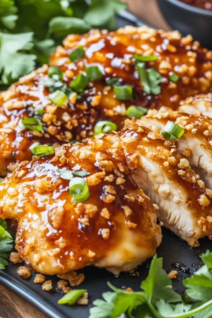 Baked Crunchy Hot Honey Chicken Recipe