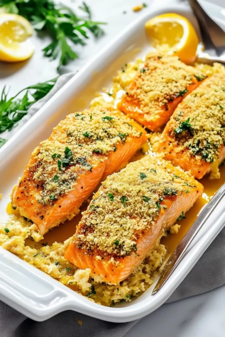 Baked Honey Mustard Salmon