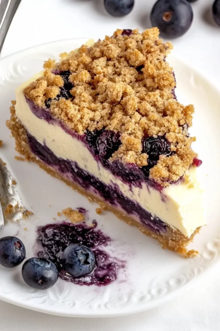 Blueberry Crumble Cheesecake Recipe
