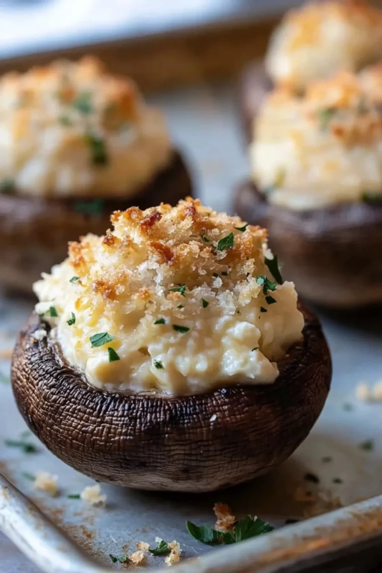 Boursin Stuffed Mushrooms