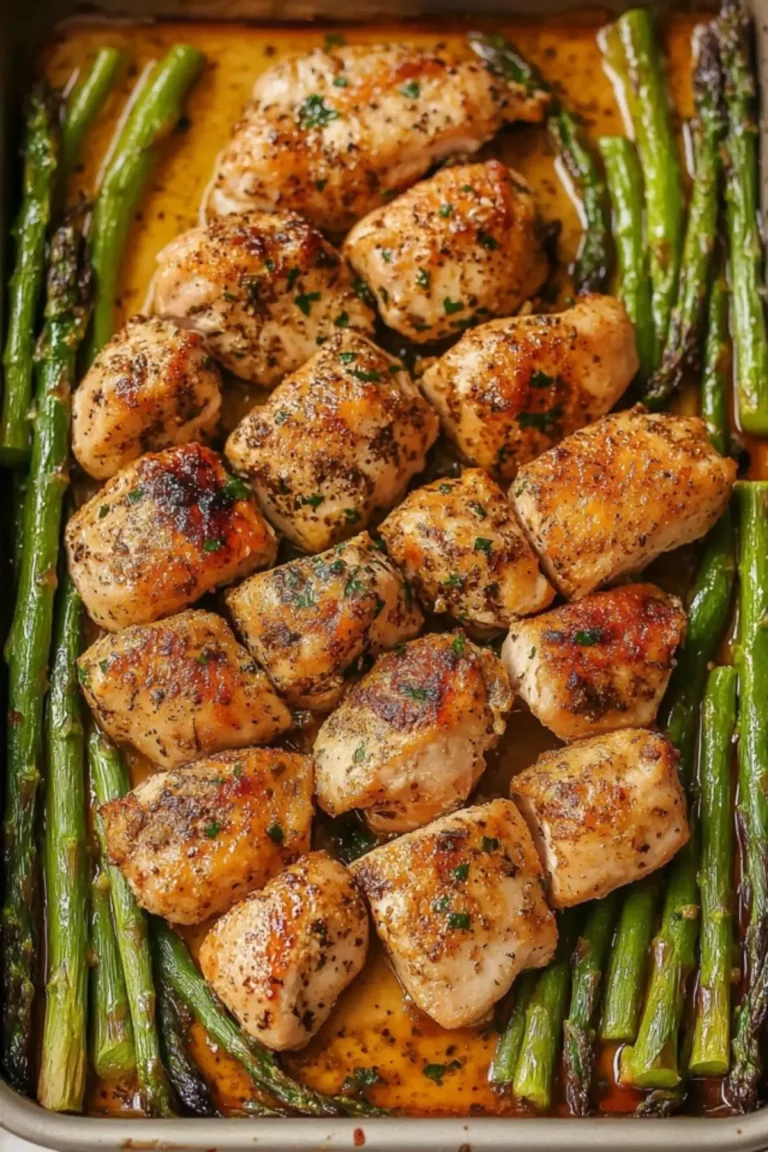 Chicken Baked with Asparagus