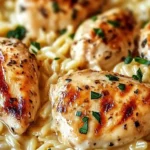 Creamy Parmesan Chicken and Orzo