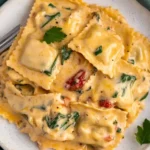 Creamy Tuscan Ravioli