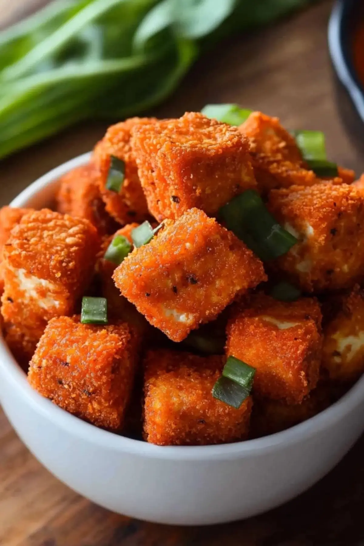 Crispy Buffalo Tofu Bites