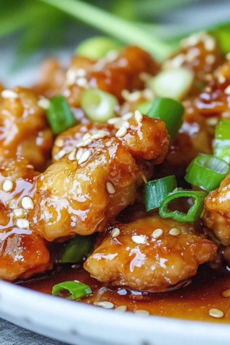 Crispy Chinese Honey Garlic Chicken