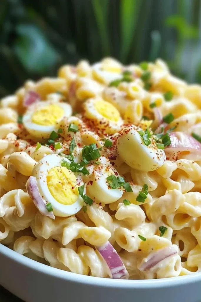 Deviled Egg Pasta Salad