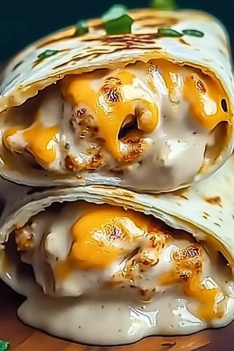 Easy Cheesy Chicken Wraps Recipe