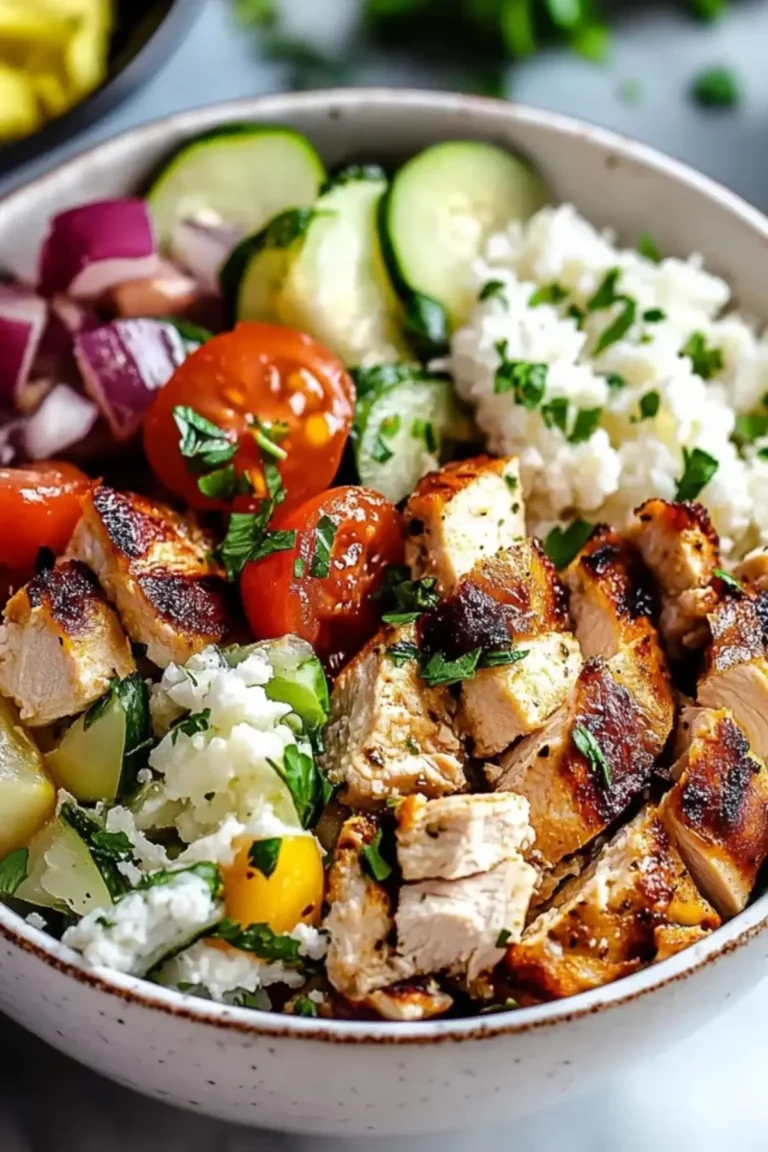 Easy Healthy Greek Chicken Bowls