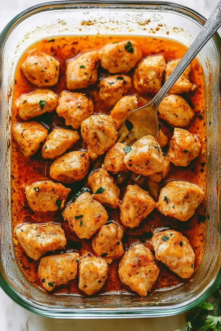 Easy Oven Baked Chicken Bites