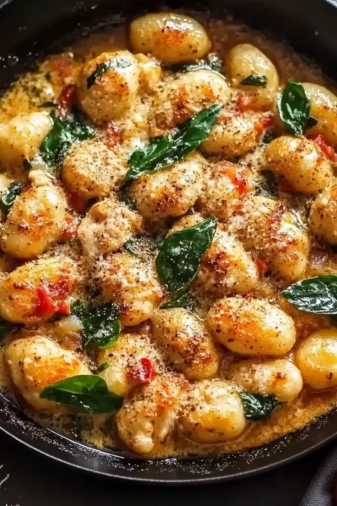 Garlic Chicken Gnocchi Skillet