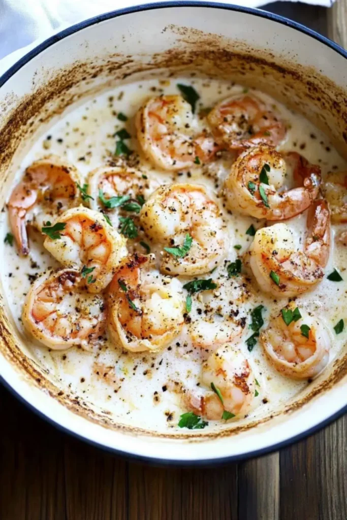 Garlic Shrimp in Coconut Milk