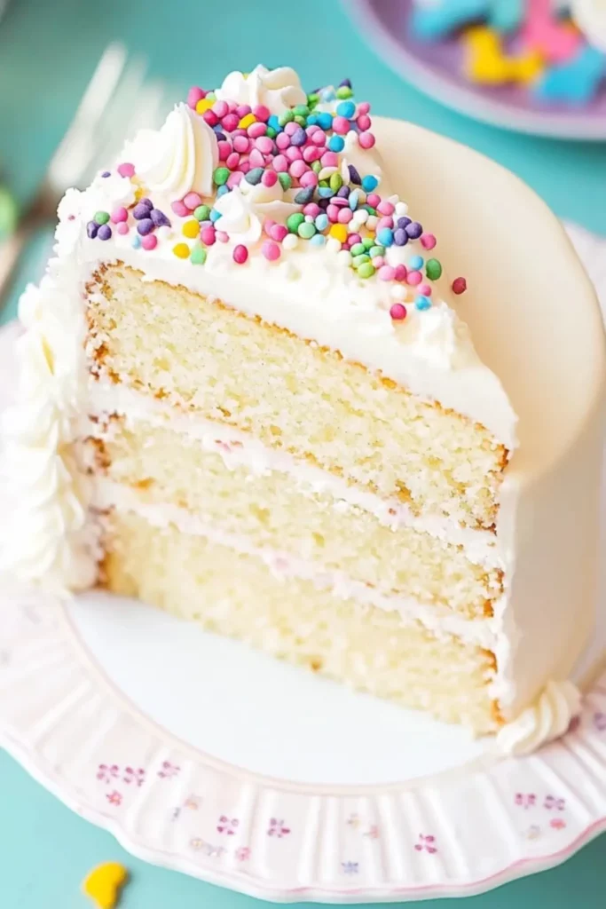 Homemade Vanilla Layer Cake Recipe