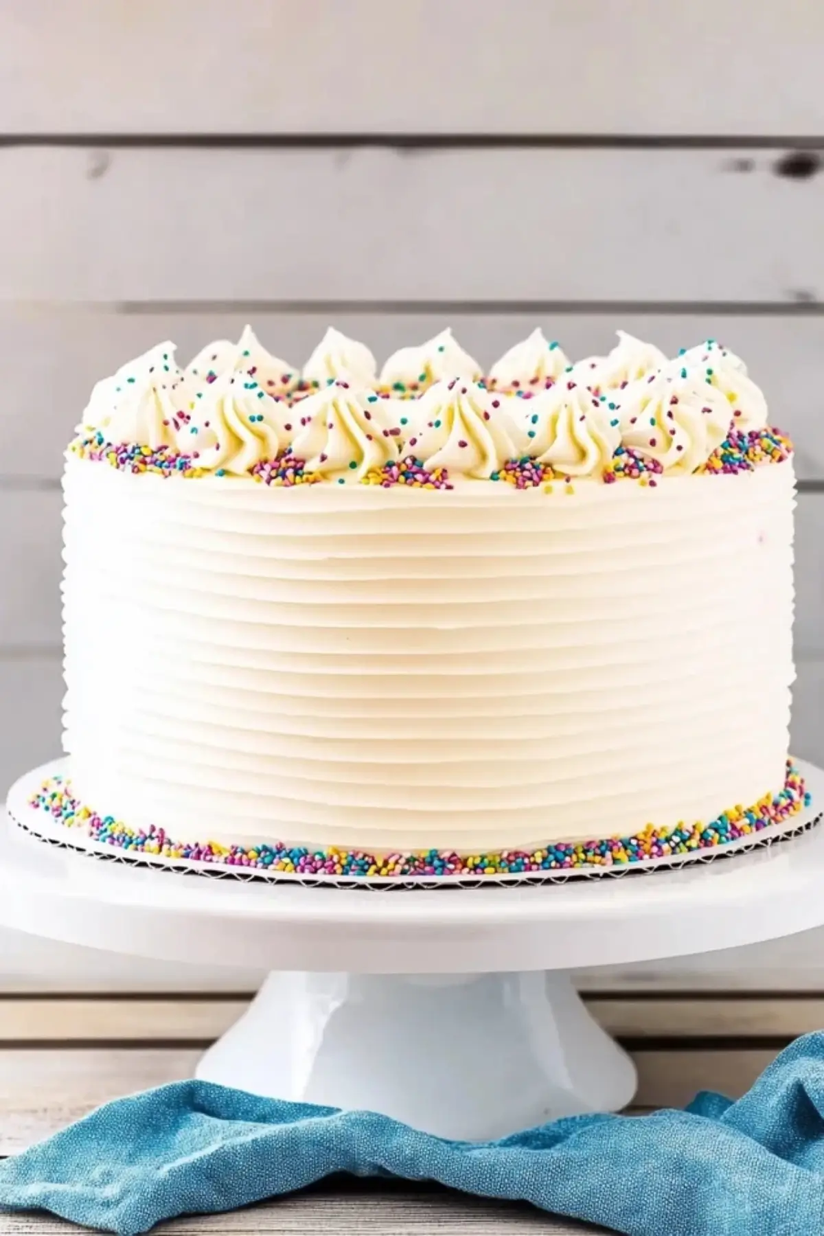 Homemade Vanilla Layer Cake Recipe