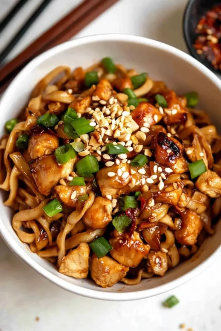 Kung Pao Chicken Noodles