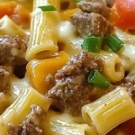 Delicious Philly Cheese Steak Pasta Recipe