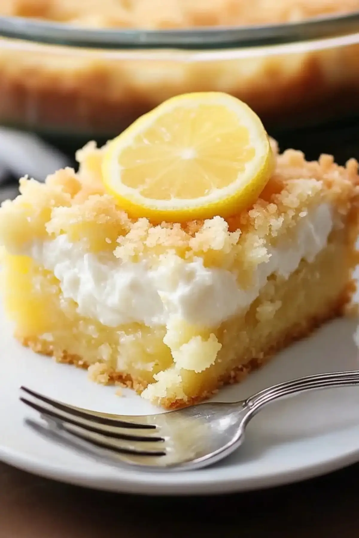 Lemon Cream Cheese Dump Cake