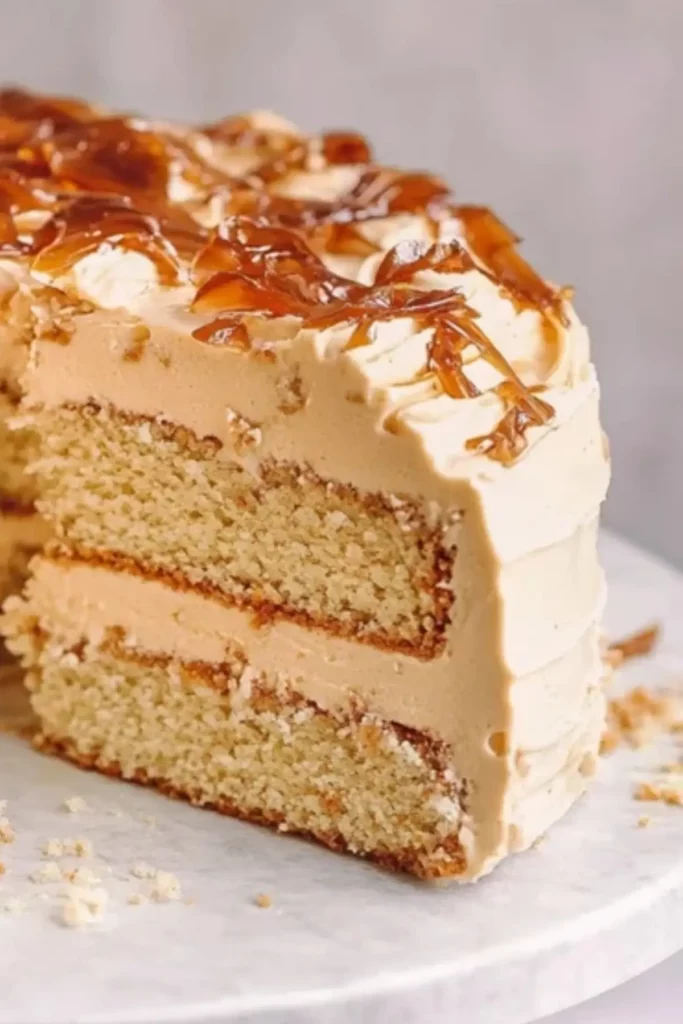 Light and Creamy Caramel Cake