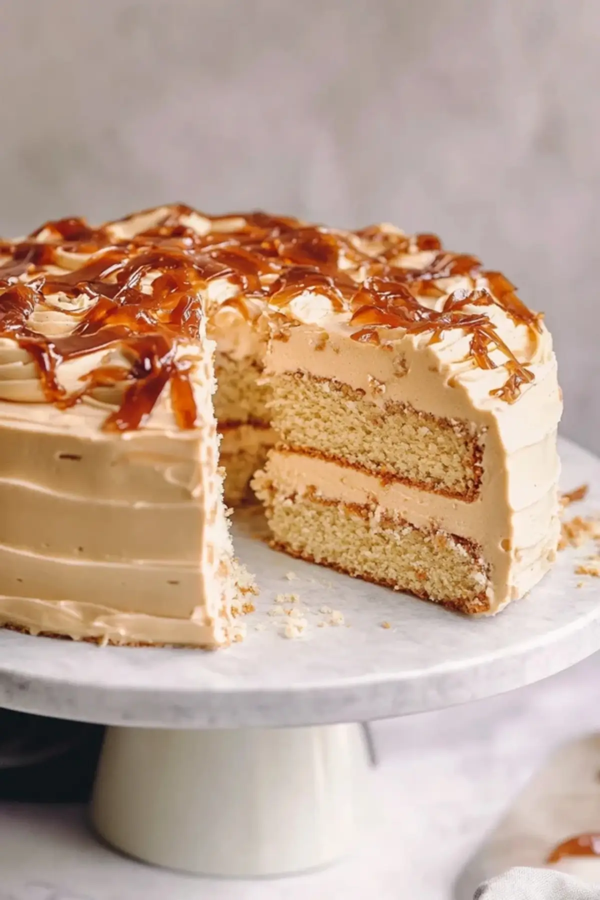 Light and Creamy Caramel Cake