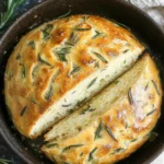 No knead rosemary bread