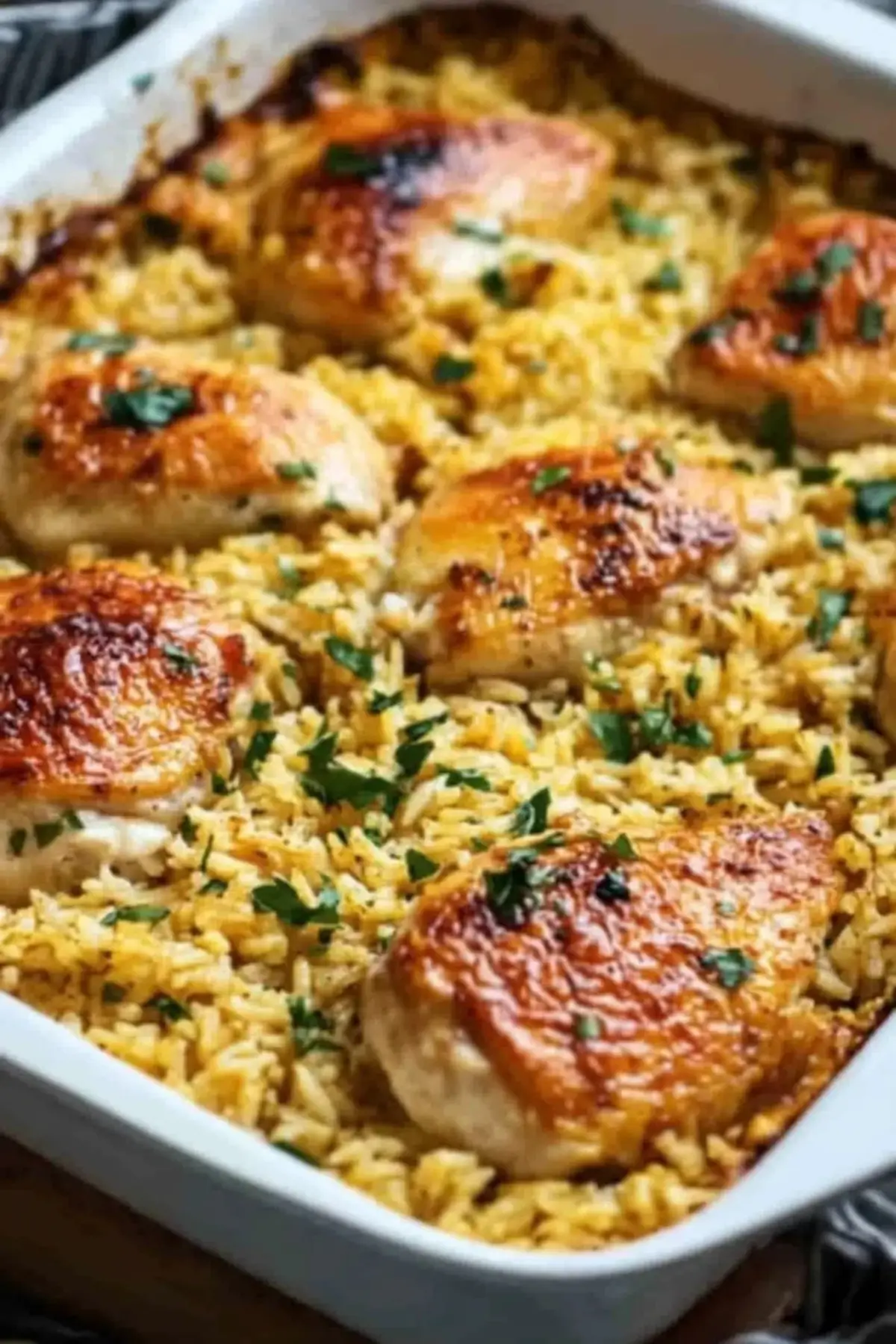Oven Baked Chicken and Rice