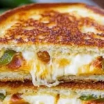 Roasted Jalapeno Popper Grilled Cheese
