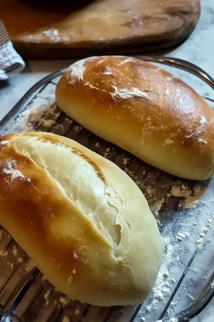 Sandwich Rolls No Knead