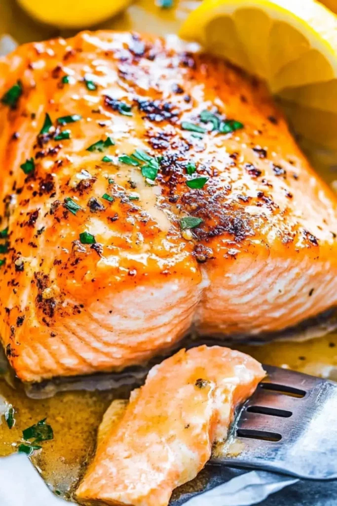 Sheet Pan Lemon Garlic Butter Salmon