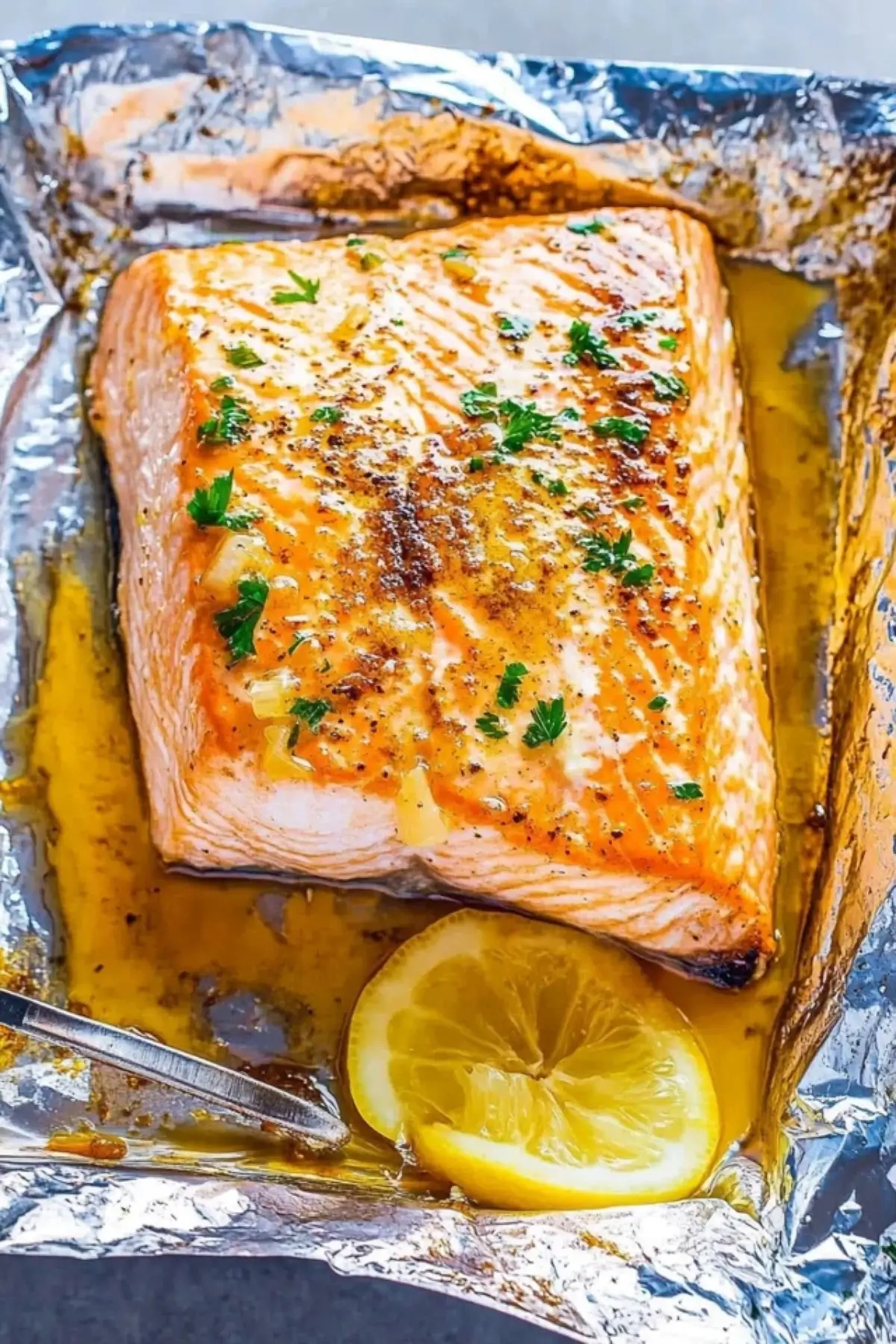 Sheet Pan Lemon Garlic Butter Salmon