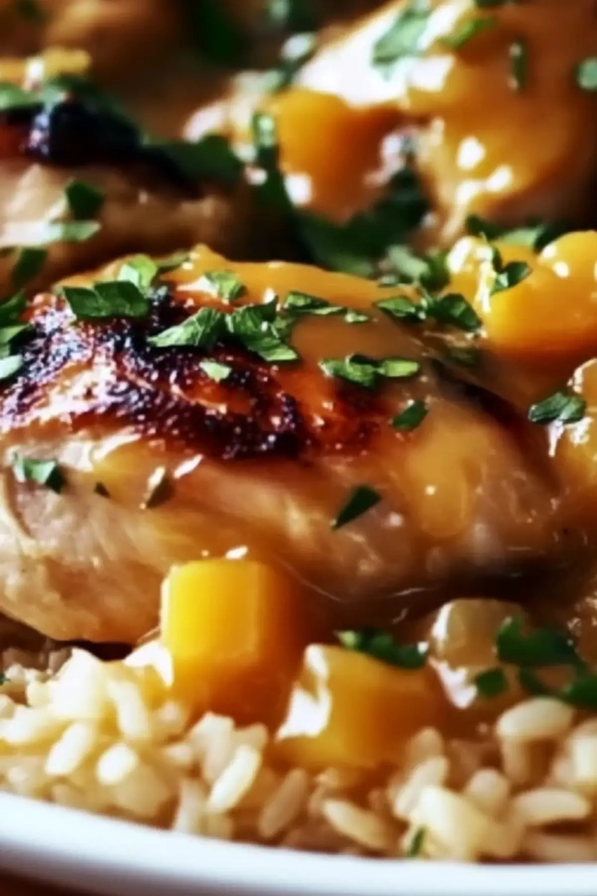 Smothered Chicken and Rice