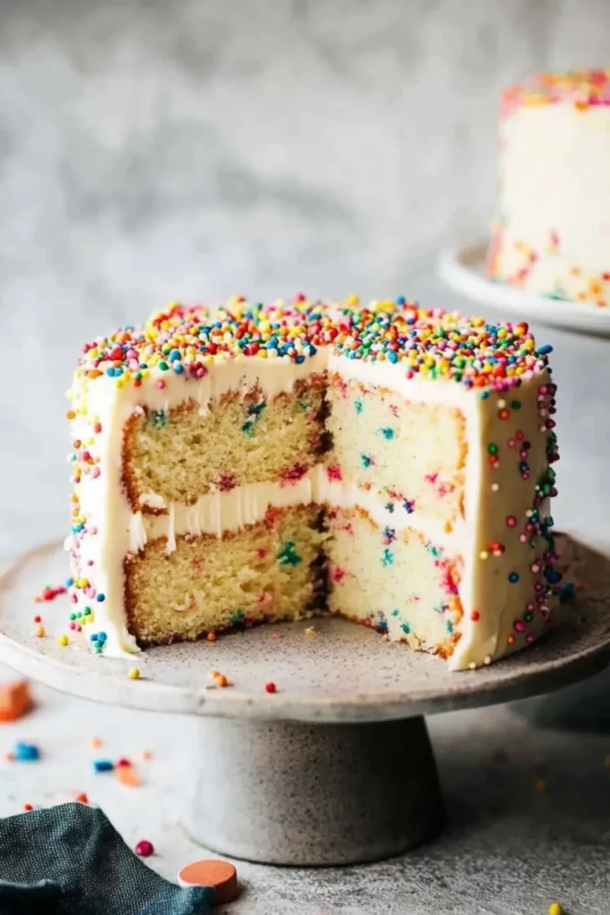 Soft & Moist Funfetti Cake