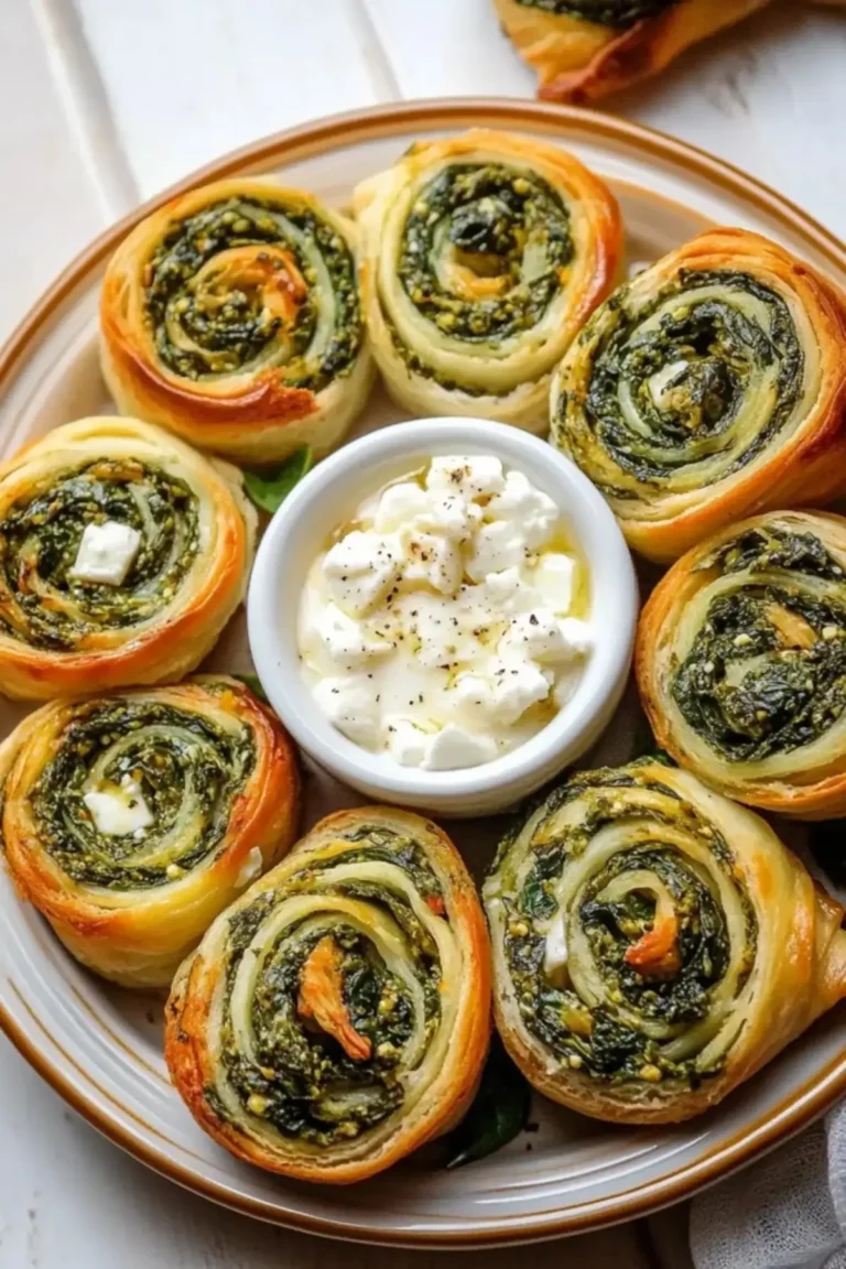 Spinach and Feta Pinwheels