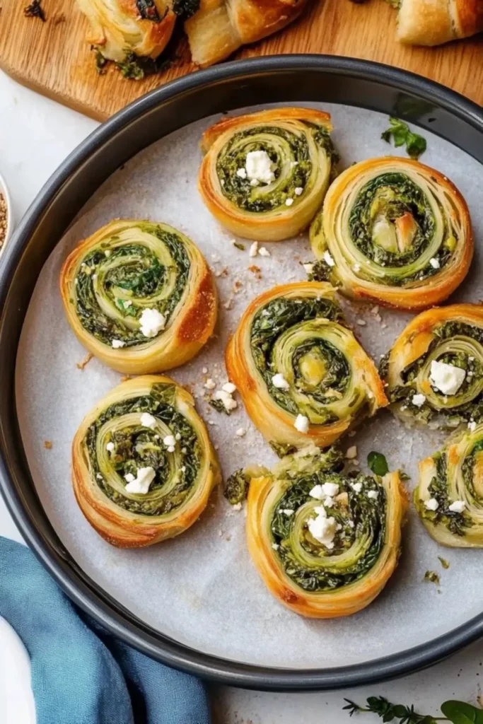 Spinach and Feta Pinwheels