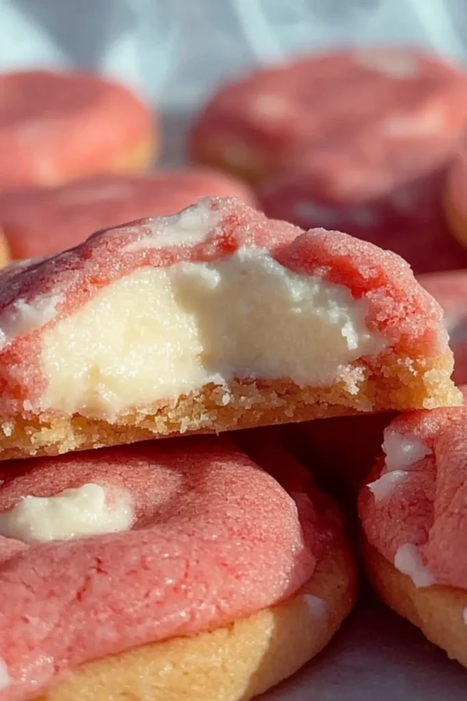 Strawberry Cheesecake Cookies
