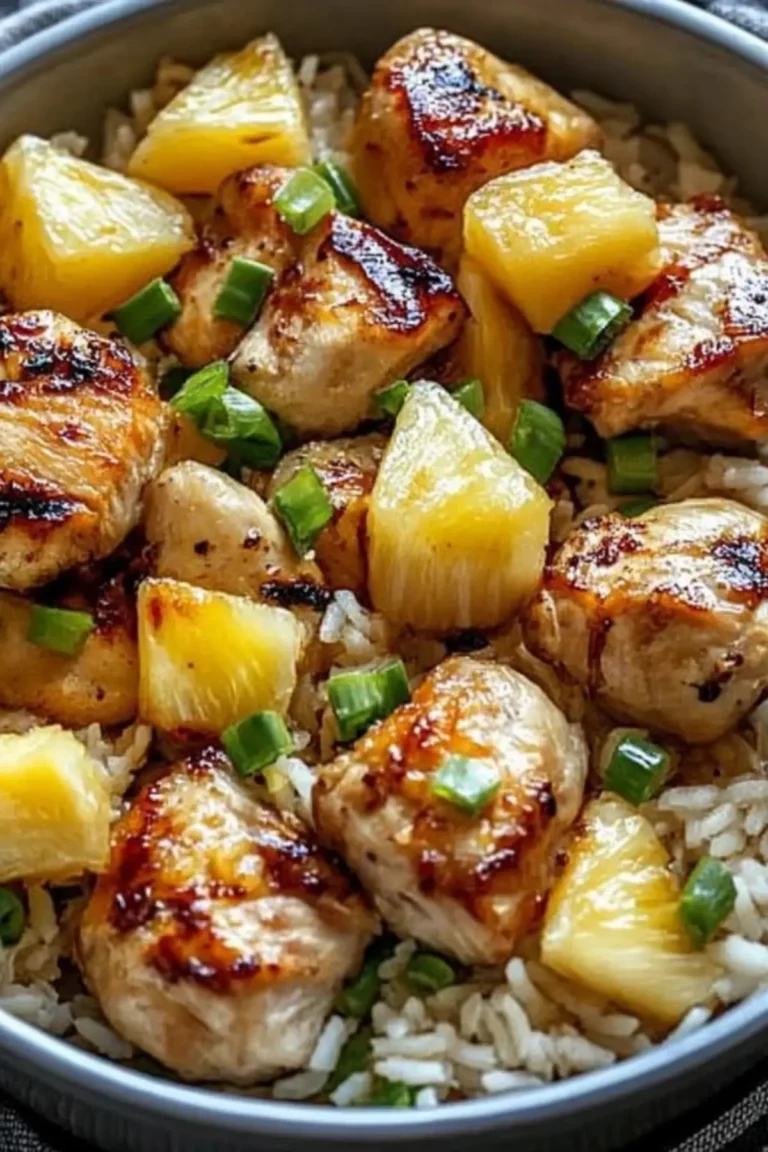 Sweet and Savory Pineapple Chicken and Rice