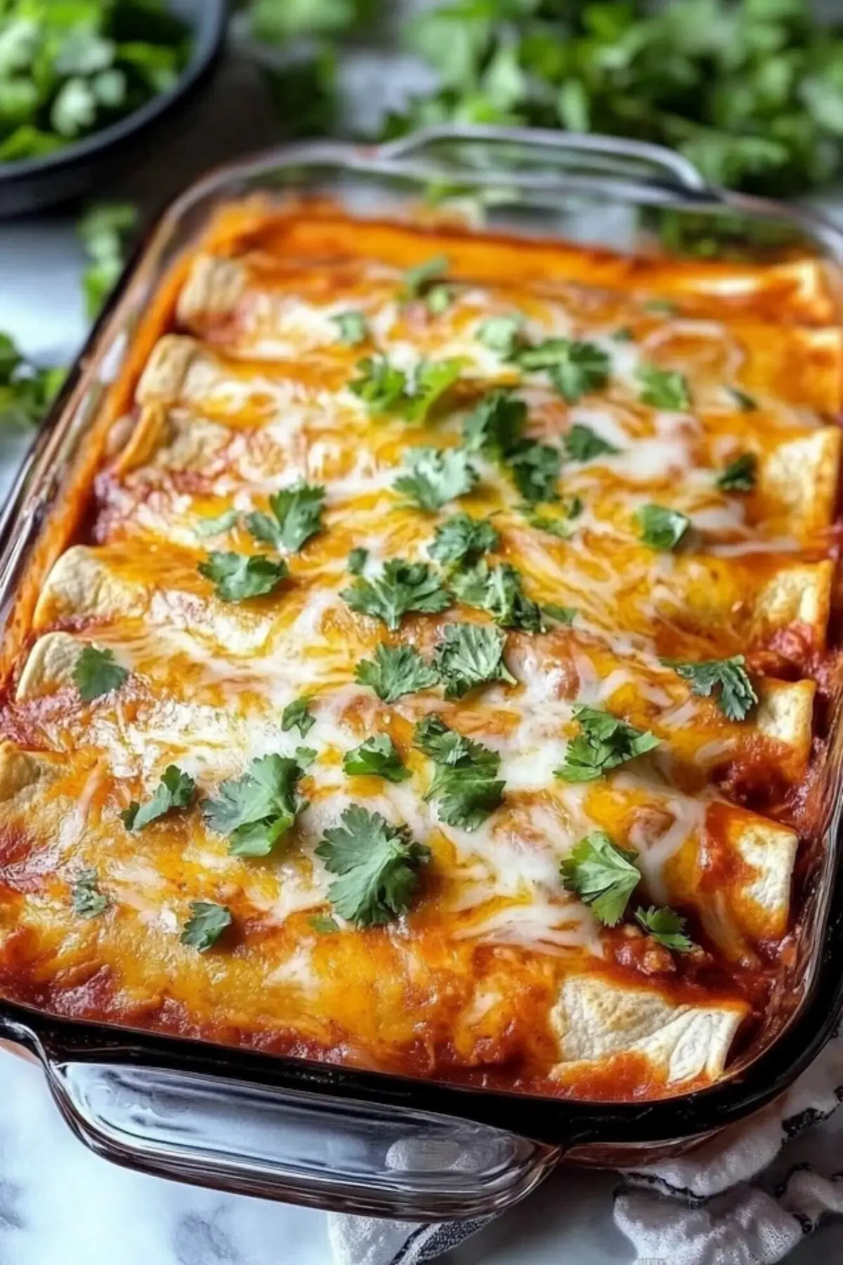 The Best Chicken Enchiladas