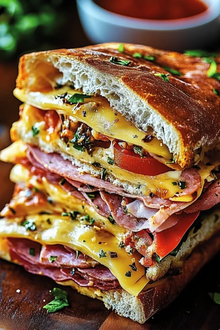 The Classic Italian Muffuletta Sandwich