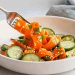 Asian Carrot Cucumber Salad