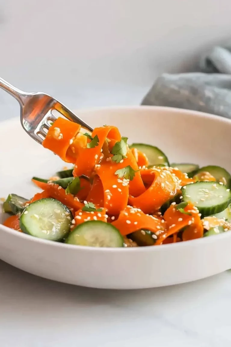 Asian Carrot Cucumber Salad