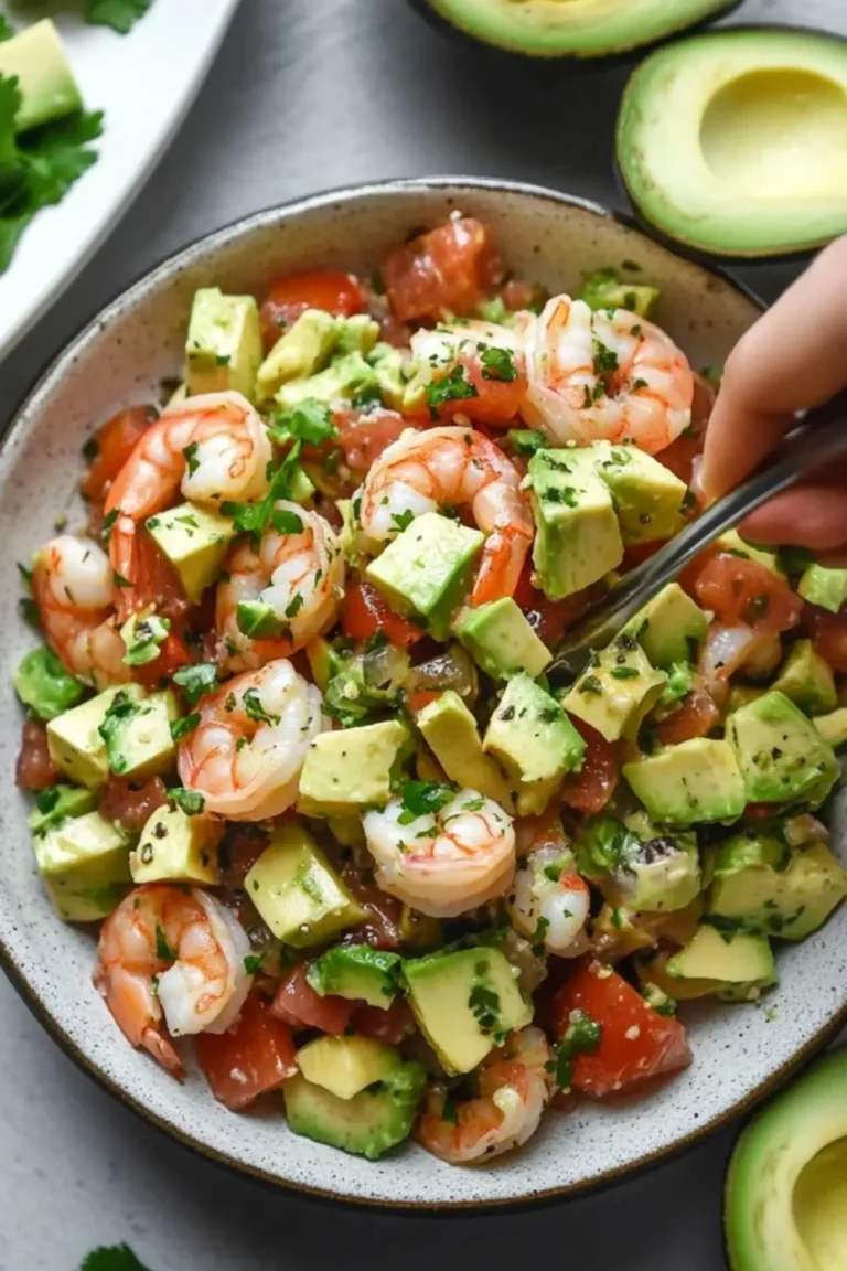 Avocado Salsa Shrimp Salad