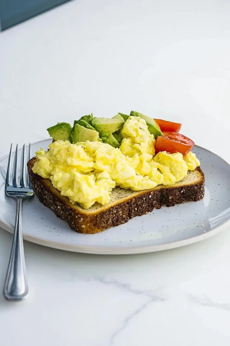 Avocado Toast with Scrambled Egg