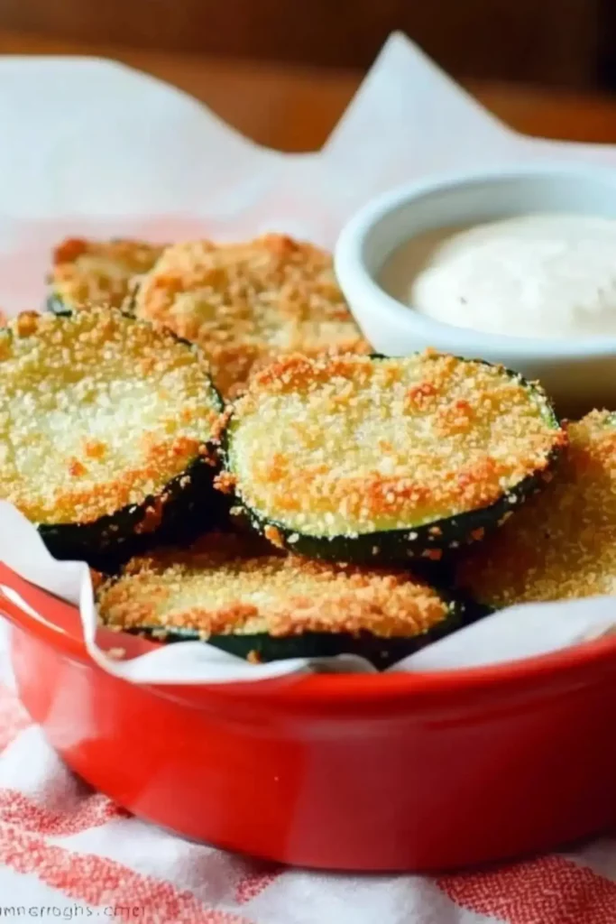Baked Parmesan Zucchini Chips