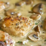 Best Creamy Garlic Mushroom Chicken